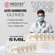 MEDITEX&reg; Exam Latex Gloves Powder Free White 5mil 1000 PCS