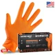 SAS Astro-Grip Medium Orange Powder-Free Nitrile Exam Gloves 100 Count
