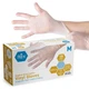 MED PRIDE Medical Vinyl Examination Gloves (Medium, Medium (Pack of 1), Clear 