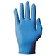 Ansell TouchNTuff 92-575 Nitrile Powdered Gloves, Textured, Medium, Blue