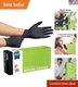 Black Nitrile Disposable Gloves | 4.5 Nitrile Disposable Safety Medical Cooki...