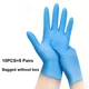 10-100PCS Blue Nitrile Disposable Gloves Latex Free Safety Work Gloves for Clean