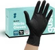 Comfy Package Black Nitrile HEAVY DUTY 6 Mil. Chemical Resistance, Latex & Powde