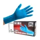 Heavy Duty Thick Latex Gloves, 14mil, Blue, Industrial, Powder Free... Fast Ship