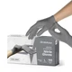 FifthPulse Nitrile Exam Latex Free Powder Free Gloves Cool Gray 100 Ct Large