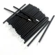 Jaasuee 100PCS Black Disposable Eyeliner Brushes, Cosmetic Eye Wands White 