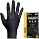 SAS Safety 66512 Raven Powder-Free Nitrile Gloves - (3 Pair Per Bag)