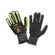 5pk Ansell Ringers&reg; Nitrile Half-Dipped Anti-Impact Gloves R-840 Size 10  2628C
