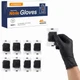Sanitary Disposable Nitrile Gloves 5mil, Individually Wrapped 40 Pairs (80 Gl...