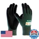 Atg 34-8743/M Maxiflex Cut Green Engineered Yarn Shell Blk Nitrile Microfoam