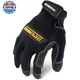 Ironclad GUG04L General Utility Spandex Gloves, Black, Large, Pair