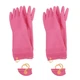 Myungjin 2 Pairs Reusable Waterproof Non-Slip Honeycomb Grip Latex Rubber Glo...