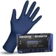 Thickster Powder-Free Exam Grade Latex Disposable Gloves. Size Large. Blue, 14 M