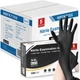 Schneider Nitrile Exam Gloves, 4 Mil Black Gloves Disposable Latex Free Powde...