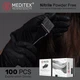 MEDITEX&reg; Black Exam Nitrile Gloves Tattoo Gloves Powder-Free 4mil 100 Pcs S-XL