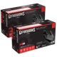 GLOVEWORKS 5mil Black Nitrile Gloves for Automotive Detailing/Mechanics, S, 200