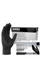 AMMEX Black Nitrile Exam Gloves, Case of 1000, 3 Mil, Size Large, Latex Free,