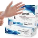 Dre Health Powder Free Disposable Gloves Small, Vinyl Gloves, 2 Box of 100