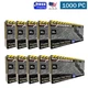 6 Mil Black Exam Nitrile Disposable Gloves Powder Free Case 1000 PC S M L XL XXL