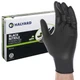 HALYARD Black Disposable Nitrile Exam Gloves Powder Free Medium, 