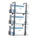Glove Holder Dispenser for Wall Mount Metal - Disposable Latex Gloves - Black