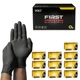 Volt 6 Mil Black Nitrile Disposable Gloves - 100 Count Small - Food Safe Heav...