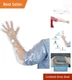 50Pcs Veterinary Insemination Rectal Long Gloves Disposable Plastic Full Arm ...