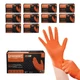 Nitrile Disposable Gloves 8 Mil Orange Heavy Duty XXL 10 Boxes GLOVEWORKS