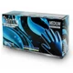 Adenna Phantom Latex Exam Gloves: Medium, Black, Powder-free, Fully