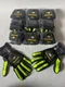10 Pairs Ansell Ringers&reg; Nitrile Half-Dipped Anti-Impact Gloves R-840 Size 10