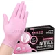 Pink Disposable Gloves for Every Task &ndash; 100-Count Box