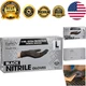 ForPro Black Disposable Nitrile Gloves - Chemical Resistant, 4 Mil, Pack of 100