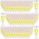 Gerrii 300 Pcs Plastic Champagne Flutes Bulk 4.5 Oz Clear Disposable Champagne