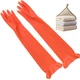 Vsootal 3 Pairs Household Extra Long Kitchen Gloves for Washing Dishes，20.05i...