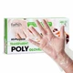 ForPro Disposable Poly Gloves, 600~Count, Food Safe, Latex~Free, Clear