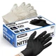 Disposable BBQ Gloves Kit &ndash; 100 Black Nitrile Gloves (5 Mil, Latex-Free) + 4 Was