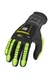 (4 Pairs) Ansell Ringers&reg; Nitrile Half-Dipped Anti-Impact Gloves R-840 Size 8 M