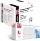 Basic Medical Blue Nitrile Exam Gloves - Latex-Free & Powder-Free - NGPF7003
