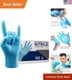 Nitrile Disposable Gloves Powder & Latex Free 4mil Touch Screen Disposable No...