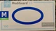 Medline MediGuard ES Powder Free Nitrile 100 Gloves Medium 77% STRONGER VINYL