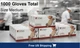 TriMark Size Medium Disposable Vinyl Gloves 100-Pack Each Total 10000