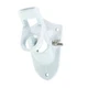 Flag Pole Holder,2 Position Aluminum Alloy Bracket for 1" Inner Dia White