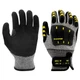 Ironwear 4891-W XL Wide Work Gloves, Heather Gray/Black, Durable Grip
