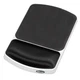 Fellowes Gel Wrist Rest and Mouse Pad, Graphite/Platinum