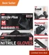 5 Mil Nitrile Black Disposable Exam/Medical Cleaning Gloves Powder Latex Free