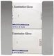 American Made Wall Mounted Double Glove Box Holder/Dispenser, Stainless Steel...