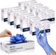 FINITEX Ice Blue Nitrile Exam Gloves - Powder-Free, 1000 PCS Medical & Home Clea