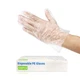 CFGROW 500pcs Disposable Plastic Gloves, Latex Free Powder Free Clear Polyeth...
