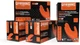GLOVEWORKS HD Orange Nitrile Gloves 8Mil Raised Diamond Texture, Medium, 400ct