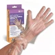 Disposable Gloves - Stretch Poly Tough Cleaning Gloves - Non Latex - Clear Ni...